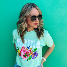 Load image into Gallery viewer, Floral Watercolor Mama Tee
