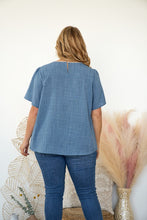 Load image into Gallery viewer, Cielo Embroidered Top-Curvy