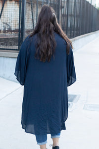 Leah Long Sleeve Kimono-Curvy