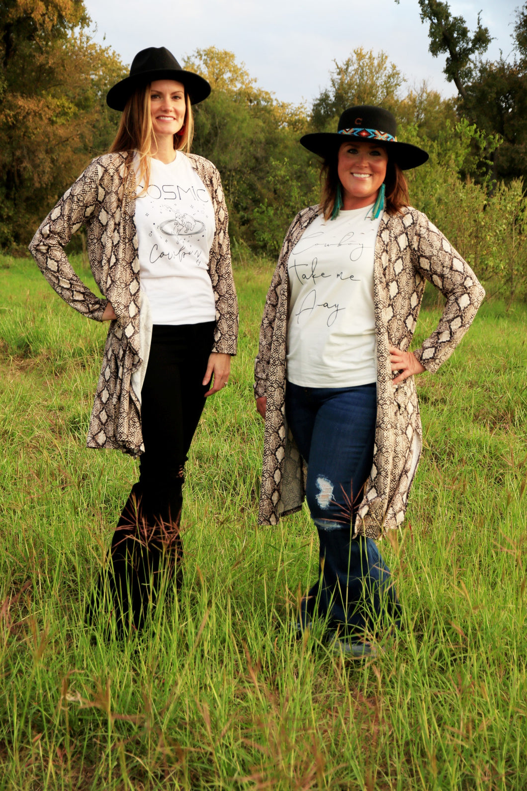 Snake Print Cardigan