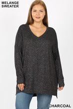 Load image into Gallery viewer, Raye V-Neck Sweater-Curvy