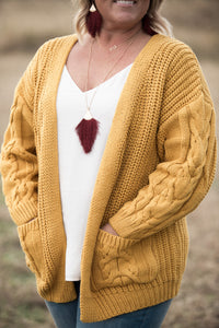 Courtney Chunky Cable Knit Cardigan