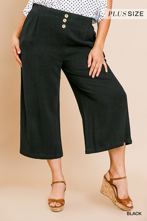 Cassie Cropped Pants-Curvy