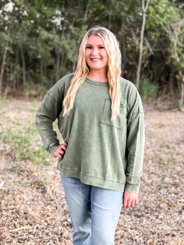 Rainy Day Pullover Top