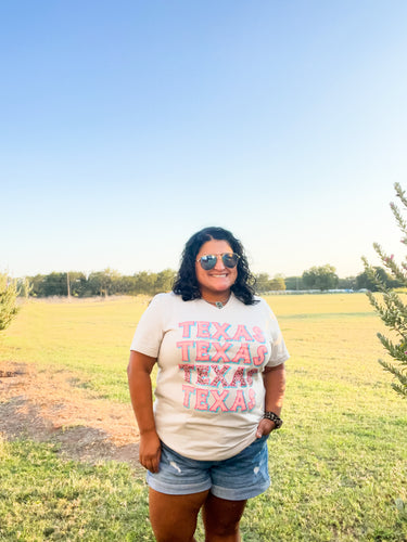 Leopard Texas Repeat Tee