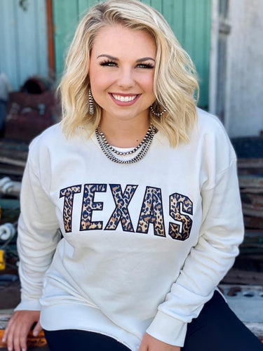 Leopard Texas Sweatshirt