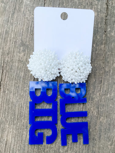 Big Blue Earrings