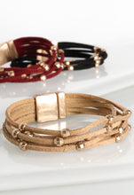 Load image into Gallery viewer, Avery Suede Multi Strand Bracelet