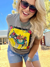 Load image into Gallery viewer, Callie’s Floral Burro Tee