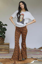 Load image into Gallery viewer, Bellamy Cheetah Bell Bottom Jeans