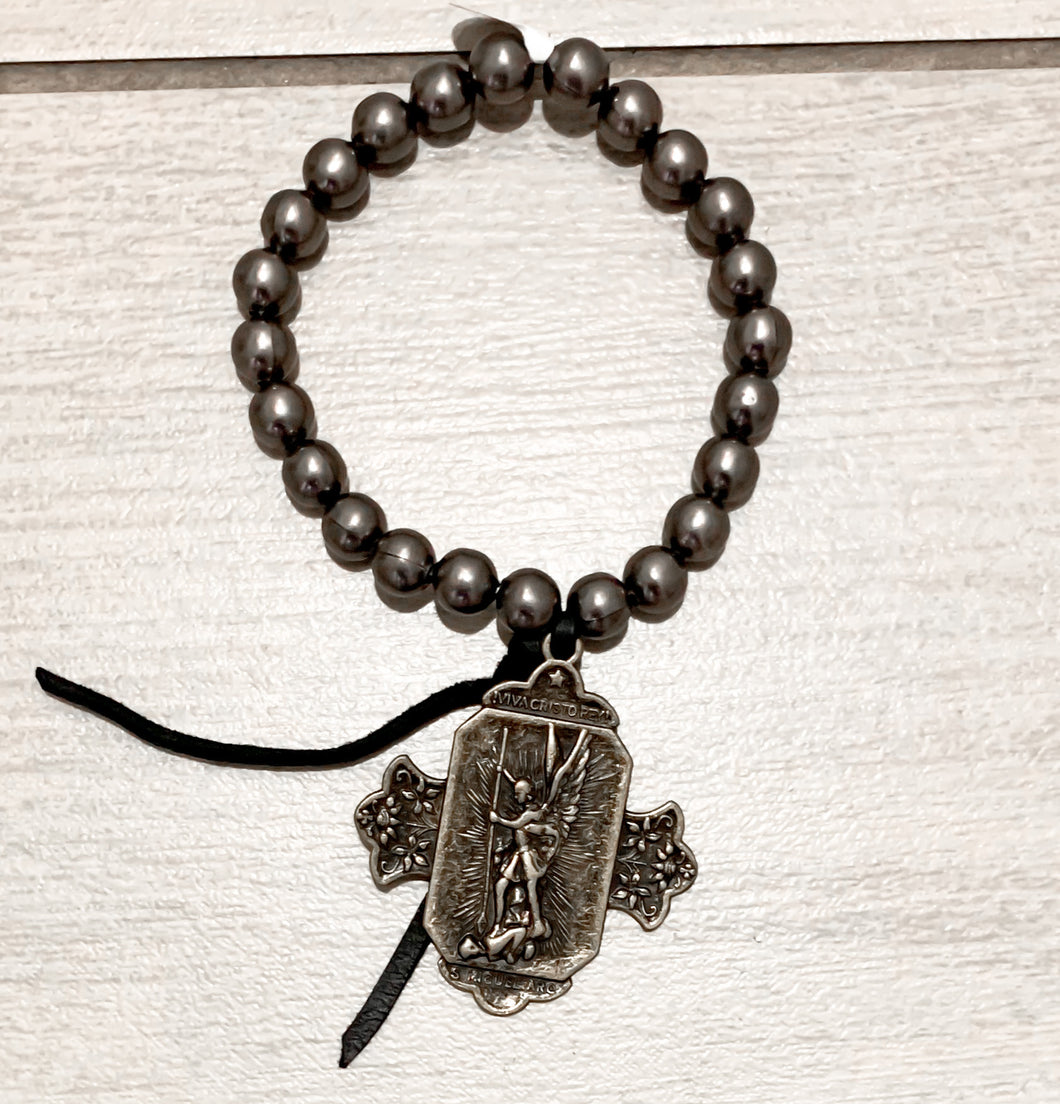 Saint Michael Charm Bracelet