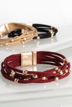 Load image into Gallery viewer, Avery Suede Multi Strand Bracelet