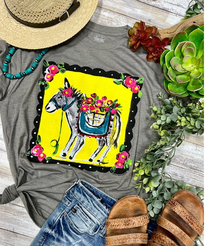 Callie’s Floral Burro Tee