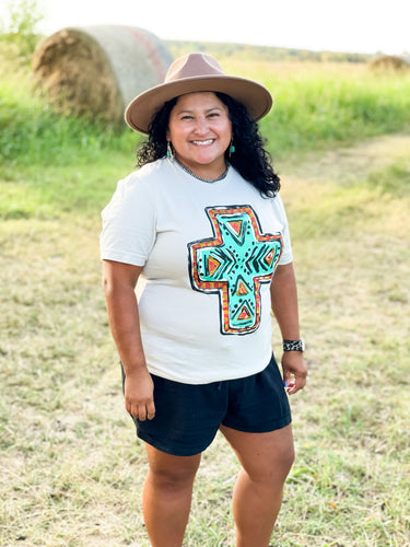 Callie’s Aztec Cross Tee