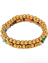 Load image into Gallery viewer, MAMA Beaded Bracelet Duo