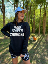 Load image into Gallery viewer, Make Heaven Crowded Tunic Sweatshirt