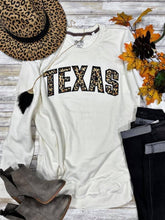 Load image into Gallery viewer, Leopard Texas Sweatshirt