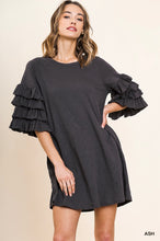Load image into Gallery viewer, Camila Layered Ruffle Sleeve Dress